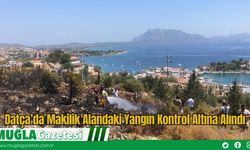 Datça’da Makilik Alandaki Yangın Kontrol Altına Alındı