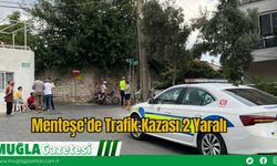 Menteşe'de Trafik Kazası 2 Yaralı