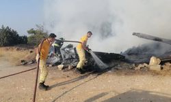 Bodrum'da Terkedilmiş Tekne Alev Aldı
