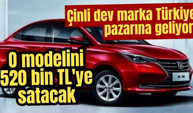 Çinli dev marka Türkiye pazarına geliyor! O modelini 520 bin TL'ye satacak