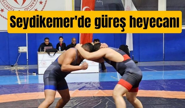 Seydikemer'de güreş heyecanı