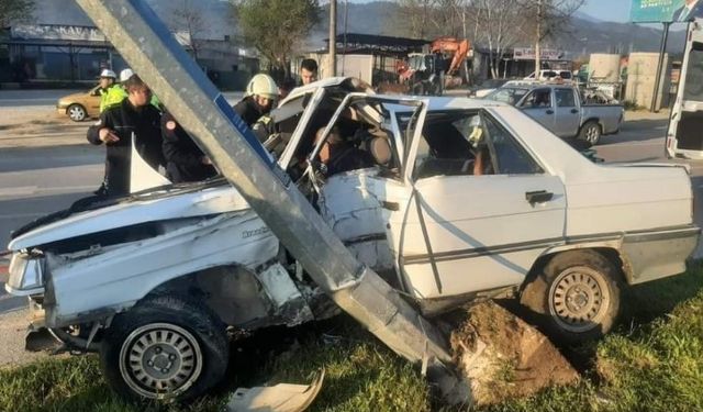 Muğla'da feci kaza! 1 ölü, 1 yaralı