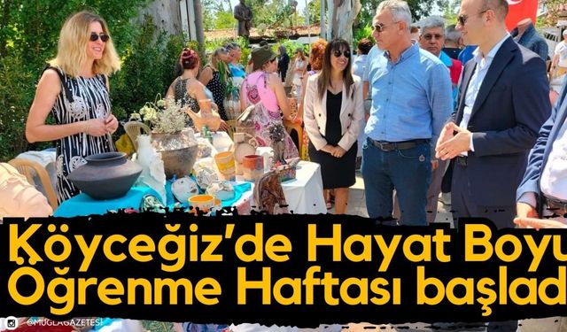 Köyceğiz’de Hayat Boyu Öğrenme Haftası başladı