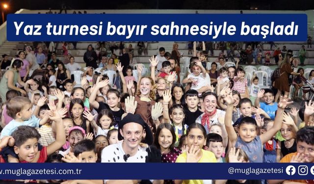 Yaz turnesi bayır sahnesiyle başladı