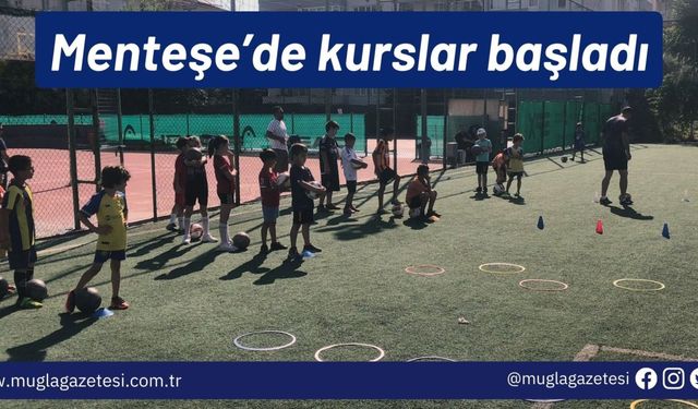 Menteşe’de kurslar başladı