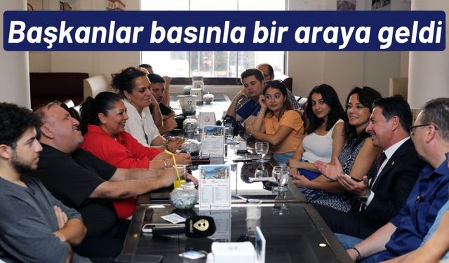 Başkan Köksal ve Başkan Aras basınla bir araya geldi