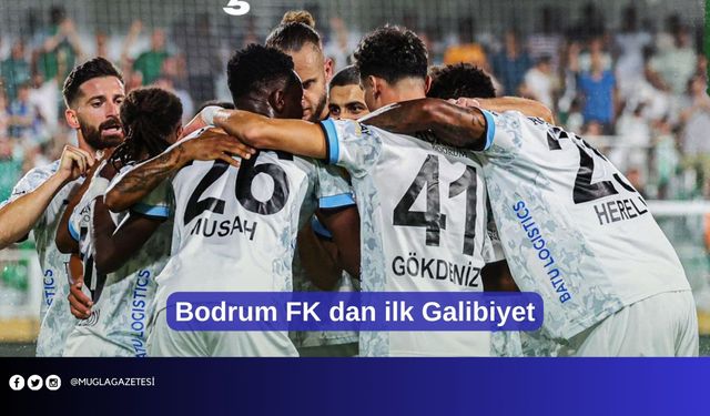 Bodrum FK dan ilk Galibiyet