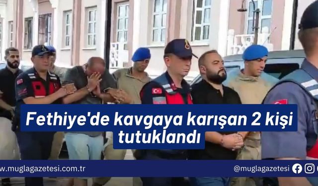 Fethiye'de kavgaya karışan 2 kişi tutuklandı