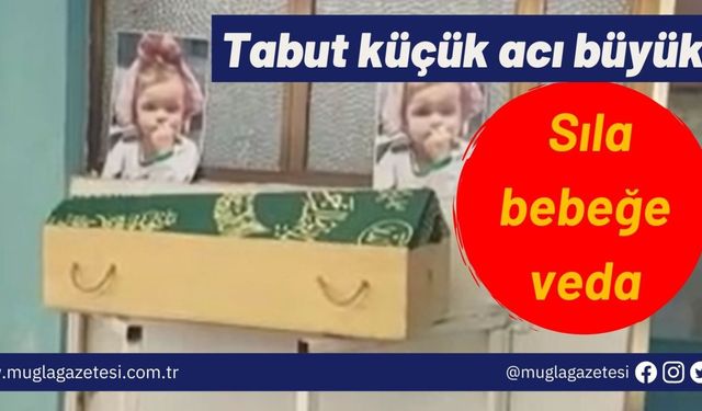 Tabut küçük acı büyük: Sıla bebeğe veda