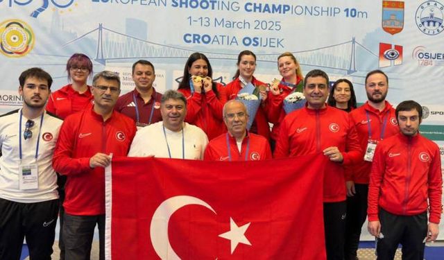 Türkiye, Avrupa Havalı Silahlar Şampiyonası'nda 8 Madalya ile Zirveye Çıktı