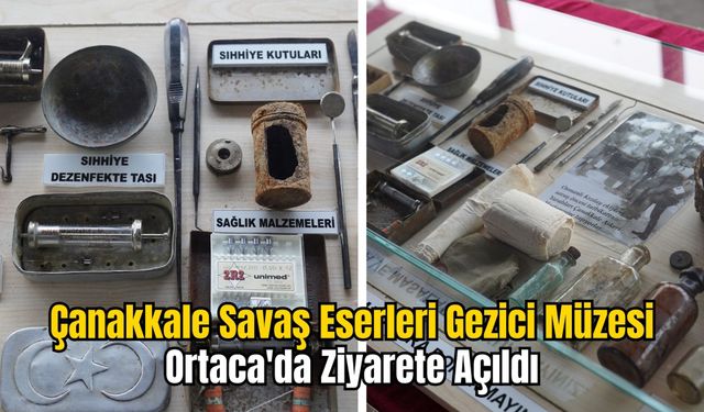 Çanakkale Savaş Eserleri Gezici Müzesi Ortaca'da Ziyarete Açıldı