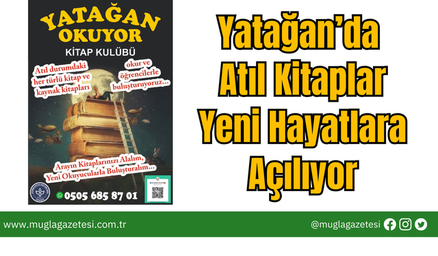 Yatağan’da Atıl Kitaplar Yeni Hayatlara Açılıyor