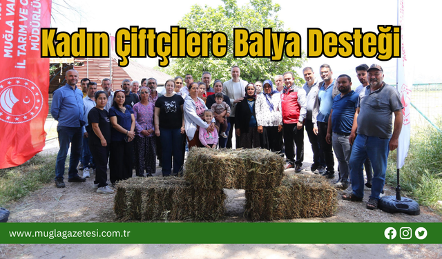Kadın Çiftçilere Balya Desteği