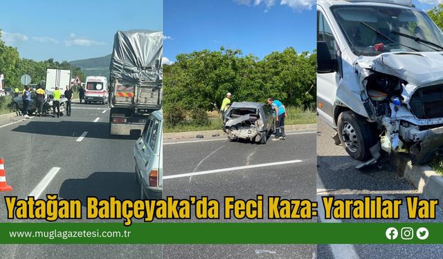 Yatağan Bahçeyaka’da Feci Kaza: Yaralılar Var