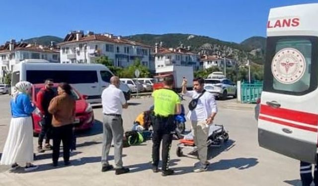 Fethiye'de Motosiklet Kazası