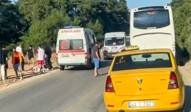 Muğla’da Motosiklet Sürücüsü Yaralandı