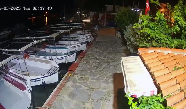 Deprem Anında  Tekneler Beşik Gibi Sallandı