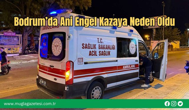 Bodrum’da Ani Engel Kazaya Neden Oldu