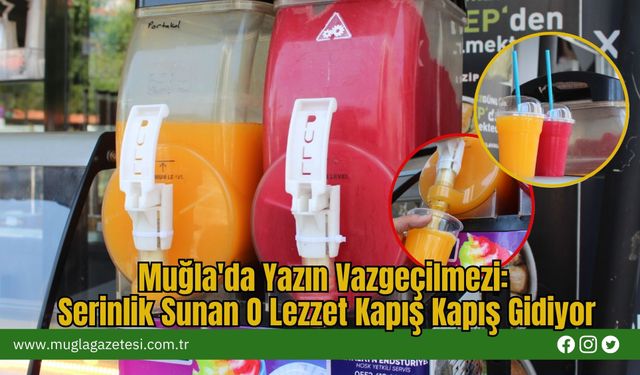 Muğla'da Yazın Vazgeçilmezi: Serinlik Sunan O Lezzet Kapış Kapış Gidiyor