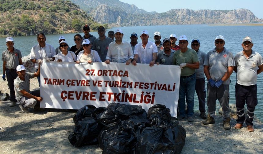 Ortaca'da çevre temizliği yapıldı