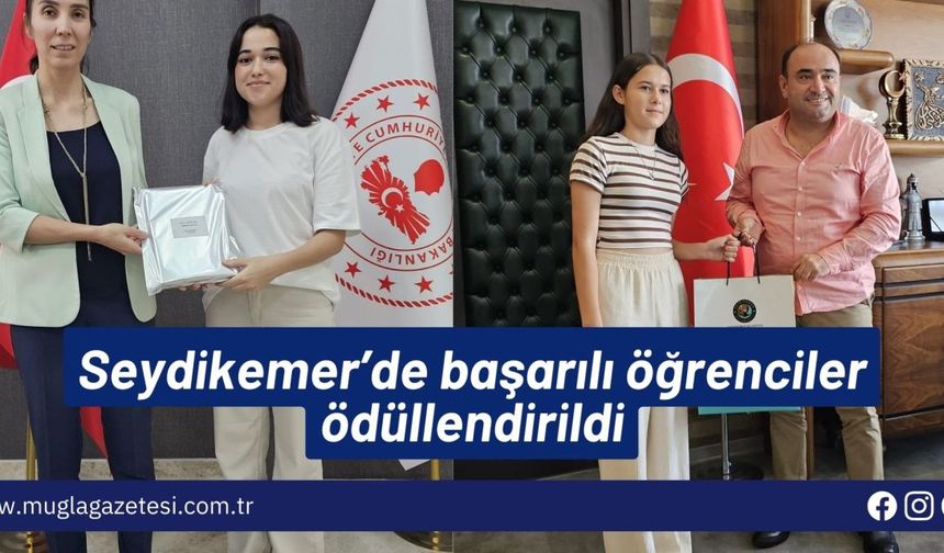 Seydikemer’de başarılı öğrenciler ödüllendirildi