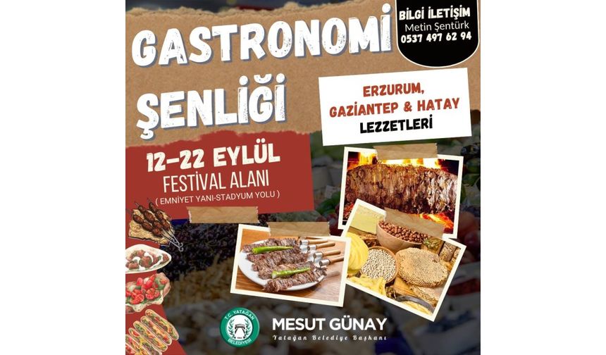 Yatağan’da Gastronomi Şenliği Başlıyor!