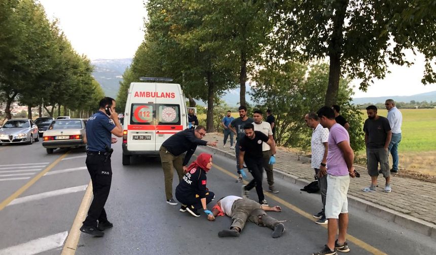 Menteşe’de kaza: Astsubay ağır yaralandı