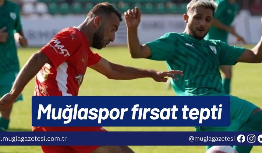 Muğlaspor fırsat tepti