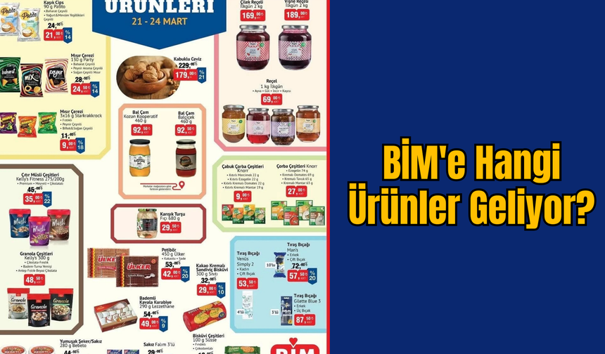 BİM'e hangi ürünler geliyor?