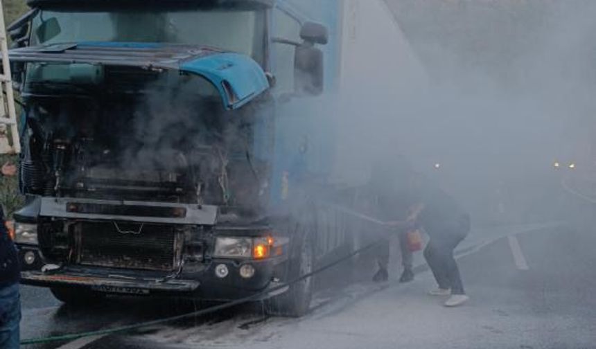 Ortaca Kocabel Rampasında Tır Alev Alev Yandı