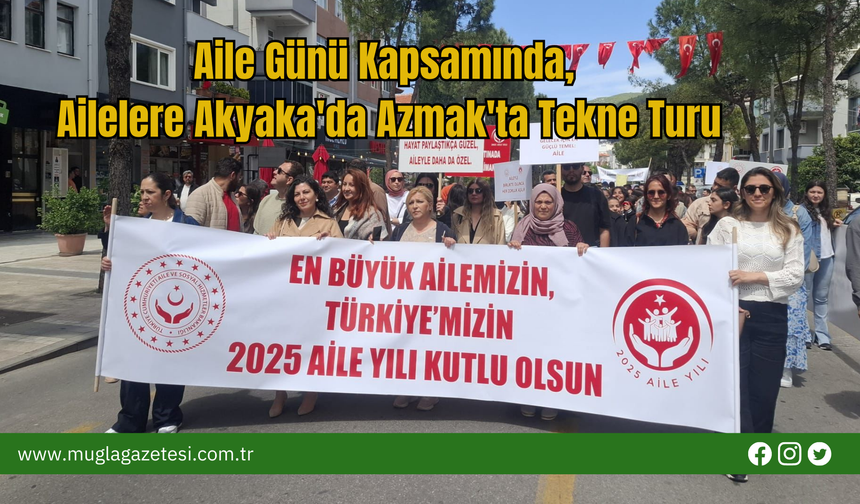 Aile Günü Kapsamında, Ailelere Akyaka'da Azmak'ta Tekne Turu