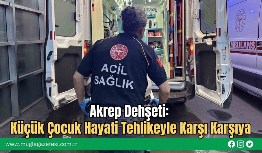 Akrep Dehşeti: Küçük Çocuk Hayati Tehlikeyle Karşı Karşıya