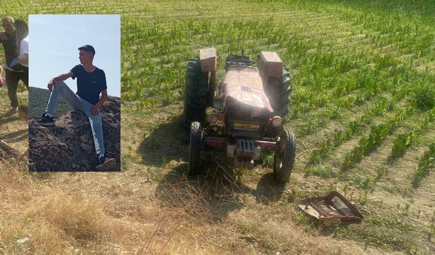 Traktör Devrildi! 16 Yaşındaki Genç Yaşamını Yitirdi