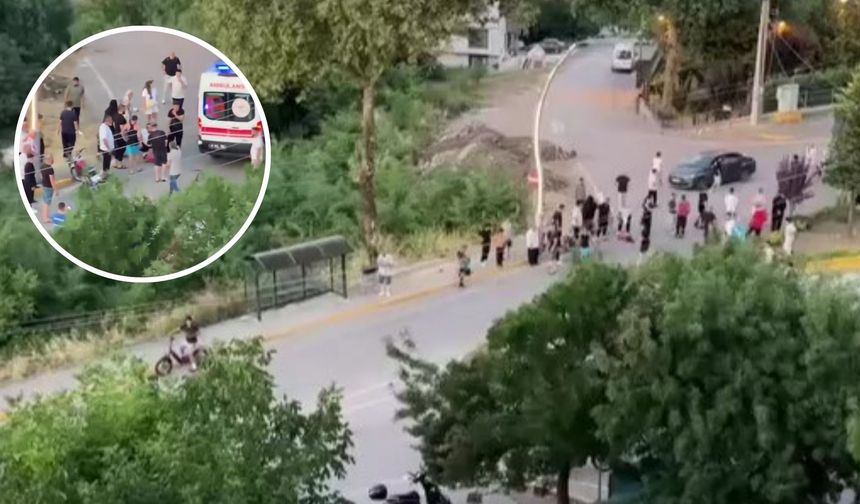 Kaza Anı Kamerada: Süratle Gelen Araç Yayayı Ezdi, Durmadan Kaçtı