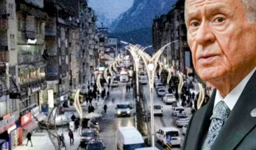 Şırnak'taki Hakkari Bulvarı'na Devlet Bahçeli'nin Adı Verildi