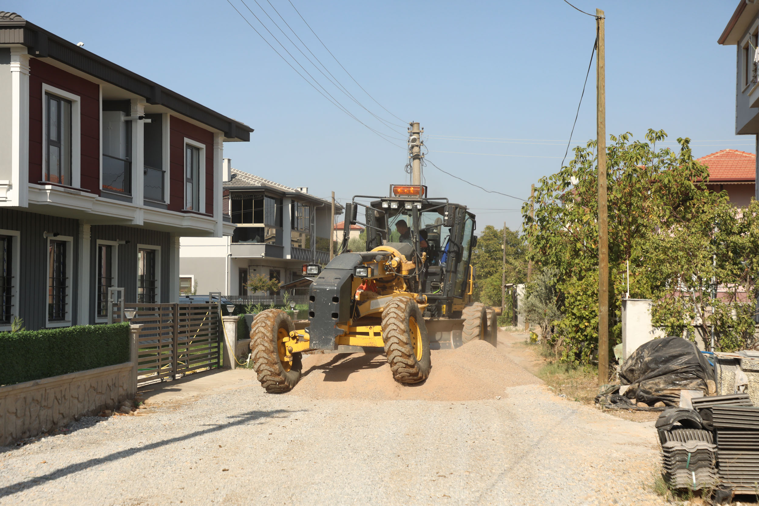 Çocuklar İstedi, Başkan Aras Yol Çalışmasını Başlattı (3)